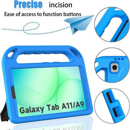 Kids Case for Samsung Galaxy Tab A7 Lite 8.7 Inch 2021(Sm-T220/T225),Tab A7 Lite Case with Built-In Screen Protector, Shockproof Handle Stand Kids Case for Samsung Galaxy Tab A7 Lite 2021 - Blue